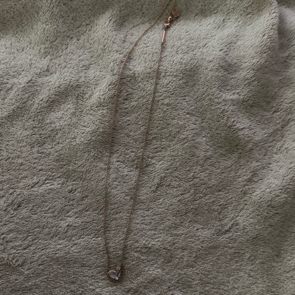 Kendra Scott Rose Gold Heart Pendant Necklace - Women's Jewelry